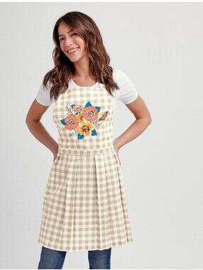 NWT Vera Bradley Women's Lightweight Cotton  Peach Blossom Picnic Apron